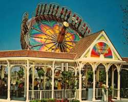 Spread over 260 acres, the theme park was opened i Spread over 260 acres, the theme park was opened in the year 1971. It was designed and built by the same corporation, Arrow Development Co, which buil